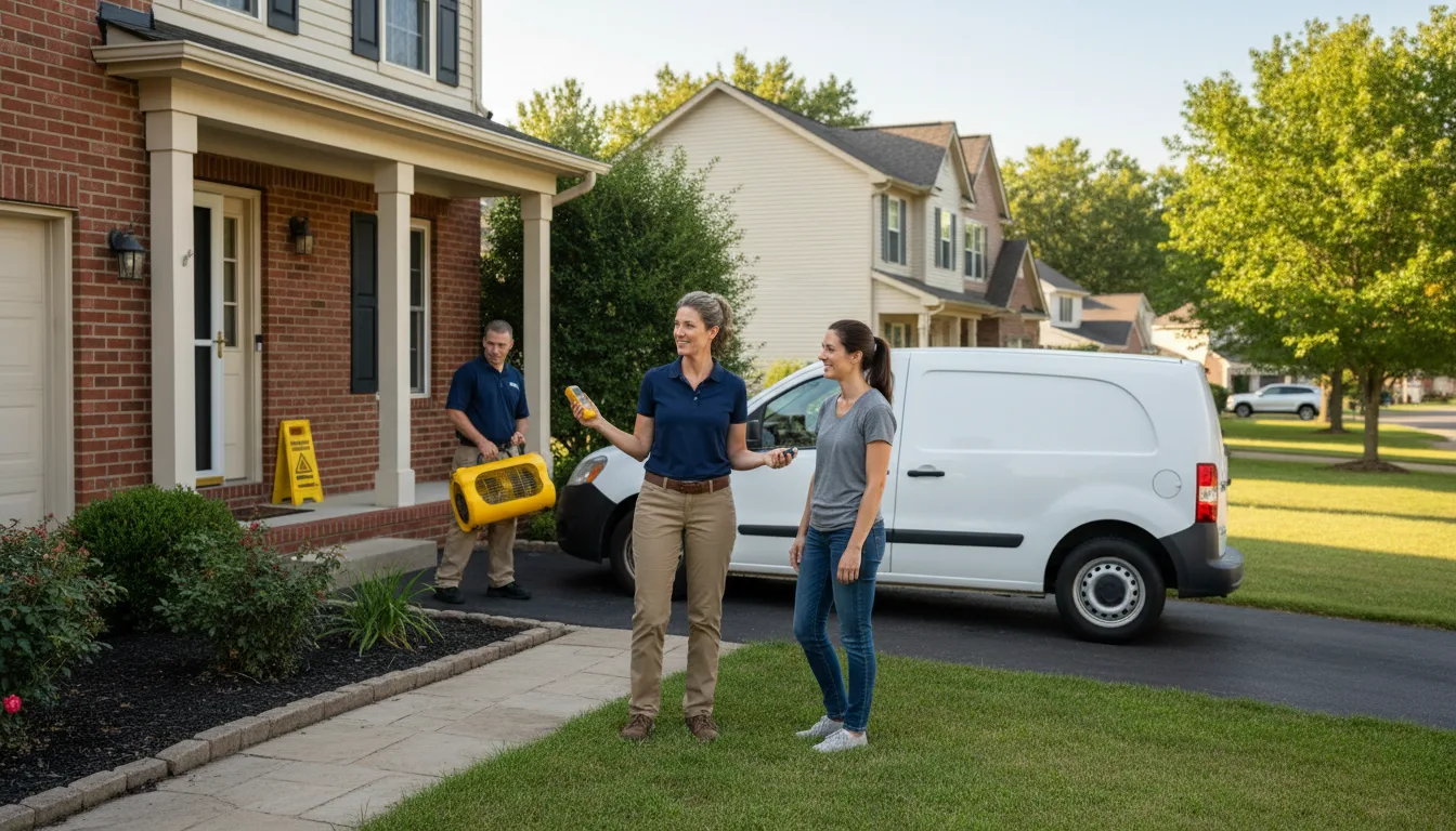 Residential water damage restoration in Havertown, PA